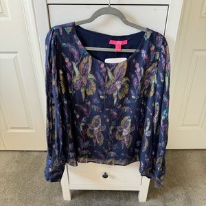 NWT Sample Lilly Pulitzer Blouse. Sz. S.